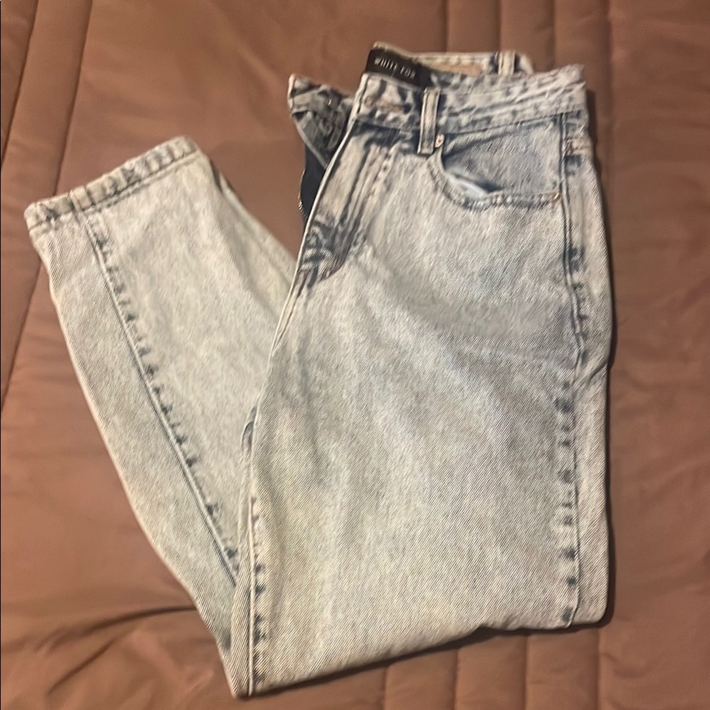 White Fox Light Wash Denim Jeans